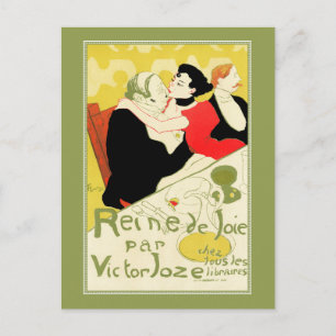Art Nouveau: Toulouse Lautrec - Reine de Joie Briefkaart