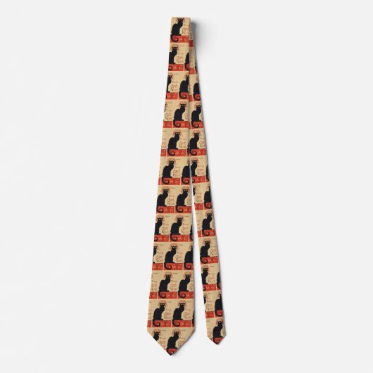 Art Nouveau, Tournee du Chat Noir Stropdas (Voorkant)