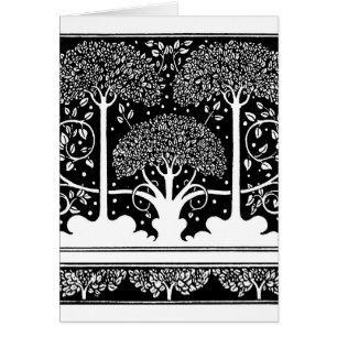 Art Nouveau Tree Beardsley Motif
