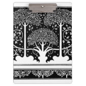 Art Nouveau Tree Beardsley Pattern Klembord (Voorkant)
