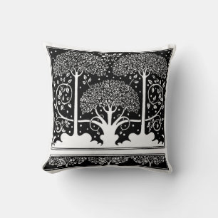Art Nouveau Tree Beardsley Pattern Kussen