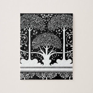 Art Nouveau Tree Beardsley Pattern Legpuzzel