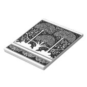 Art Nouveau Tree Beardsley Pattern Notitieblok (Gedraaid)