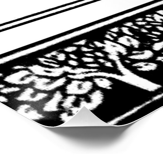 Art Nouveau Tree Beardsley Pattern Perfect Poster (Hoek)