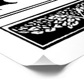 Art Nouveau Tree Beardsley Pattern Perfect Poster (Hoek)