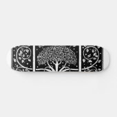 Art Nouveau Tree Beardsley Pattern Skateboard (Horizontaal)