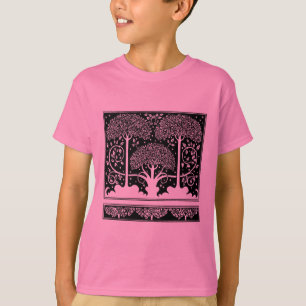 Art Nouveau Tree Beardsley Pattern T-shirt