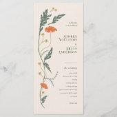  Art Nouveau trouwprogramma Programma (Voorkant)