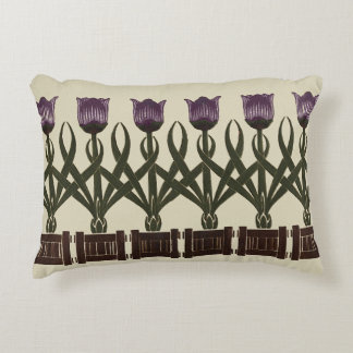 Art Nouveau Tulips Accent Kussen