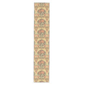 Art Nouveau Tulips Table Runner Medium Tafelloper (Voorkant)