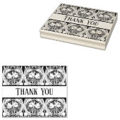 Art Nouveau Tulpen Rubberstempel (Gestempeld)