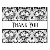 Art Nouveau Tulpen Rubberstempel (Afrduk)