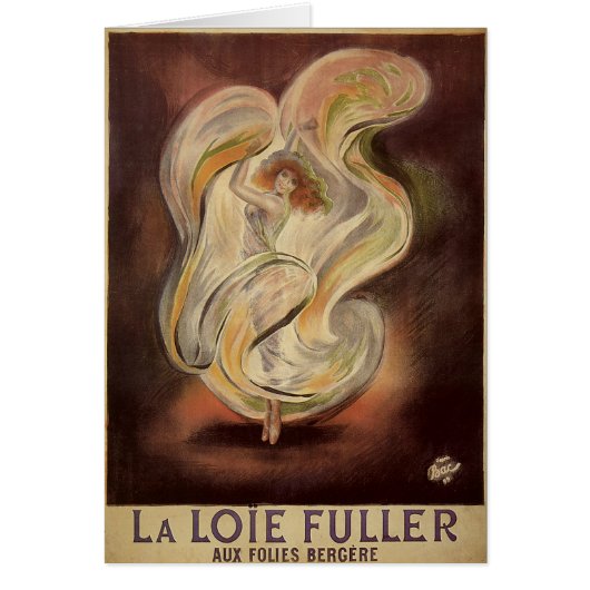 Art Nouveau uit het verleden, La Loie Fuller moder (Voorkant)