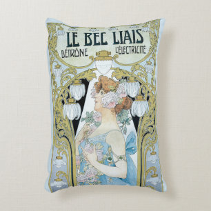 Art Nouveau uit het verleden Le Bec Liais, Privat Accent Kussen
