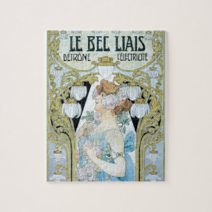 Art Nouveau uit het verleden Le Bec Liais, Privat Legpuzzel