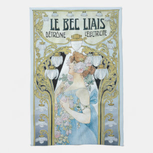 Art Nouveau uit het verleden Le Bec Liais, Privat Theedoek