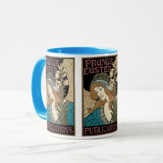Art Nouveau uit het verleden, Prang's Pasen-public Mok (Voorkant links)