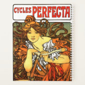 Art Nouveau Vélo Mucha Art (Dos)