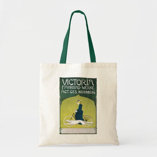 Art Nouveau, Victoria Fahrrad Werke, Rehm Tote Bag (Voorkant)