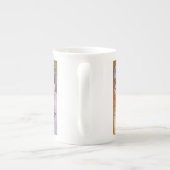 Art Nouveau Vier Seizoenen Bone China Mok (Achterkant)