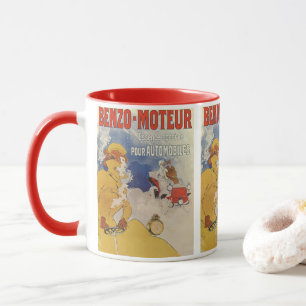 Art Nouveau vintage, Benzo Moteur van Jules Cheret Mok
