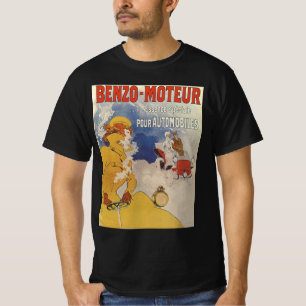 Art Nouveau vintage, Benzo Moteur van Jules Cheret T-shirt