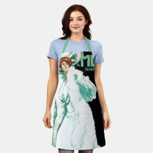 Art Nouveau vintage, Italiaanse mode, elegante vro Schort