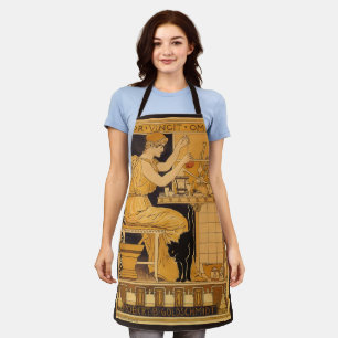 Art Nouveau vintage, Liefde overwint alles Wetensc Schort