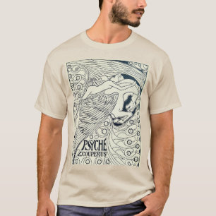 Art Nouveau Vintage Psyche op gevleugeld paard Peg T-shirt