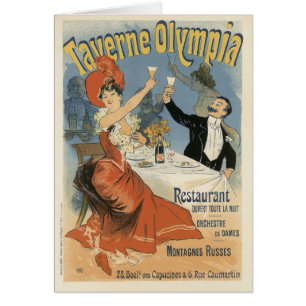 Art Nouveau vintage, Restaurant Taverne Olympia