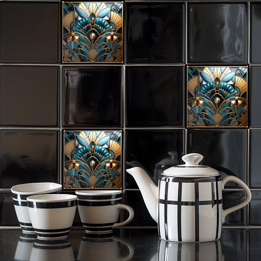 Art Nouveau Vintage Tegeltje