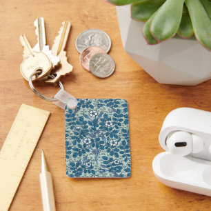 Art Nouveau vintage, wilde rozenbloemen in tuin Sleutelhanger