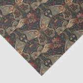 Art Nouveau vlindermot Tissuepapier (Detail)