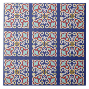 Art Nouveau Vogel Keramische Decoratieve Tegeltje