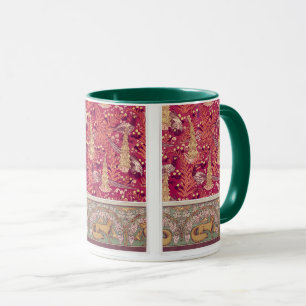Art nouveau vos fazant Vingerhoedskruid verneuil r Mok