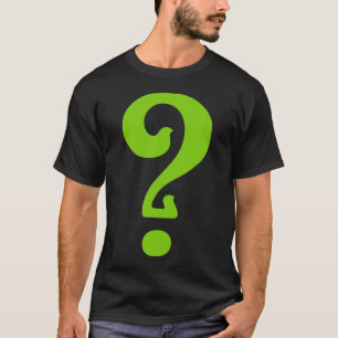 Art Nouveau Vraagteken T-shirt
