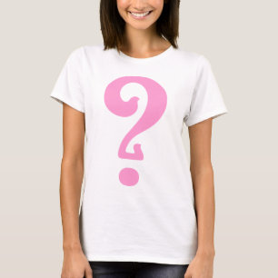 Art Nouveau-vraagteken T-shirt