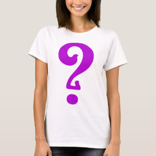 Art Nouveau-vraagteken T-shirt