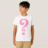 Art Nouveau-vraagteken T-shirt (Voorkant volledig)