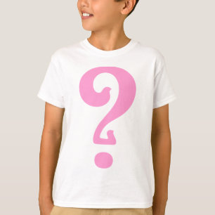 Art Nouveau-vraagteken T-shirt