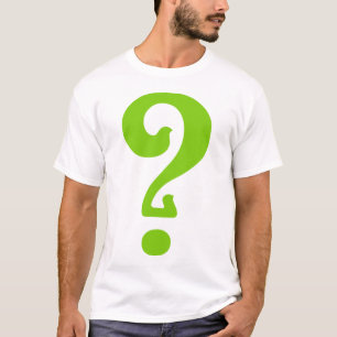 Art Nouveau Vraagteken T-shirt