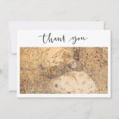  Art Nouveau Vrijgezellenfeest bedankkaart Feestdagenkaart (Voorkant)