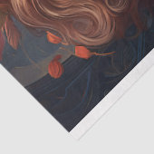 Art Nouveau Vrouw 5 Decoupage Papier (Detail)