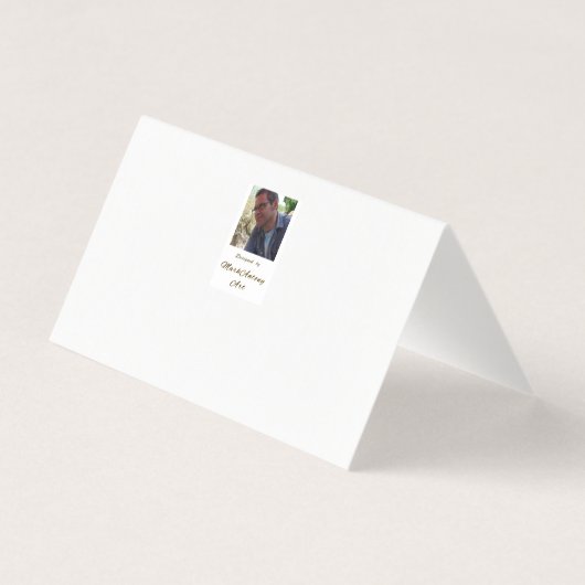 Art Nouveau watercolour portrait Kaart (Achterkant)