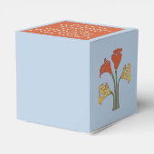 Art Nouveau Wedding Bedankdoosjes (Achterkant)