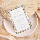 Art Nouveau Wedding Invitation