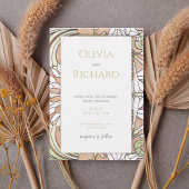Art Nouveau Wedding Invitation