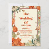  Art Nouveau Wedding Kaart (Voorkant)