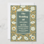  Art Nouveau Wedding Kaart (Voorkant)