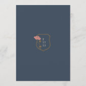 Art Nouveau Wedding Menu (Achterkant)